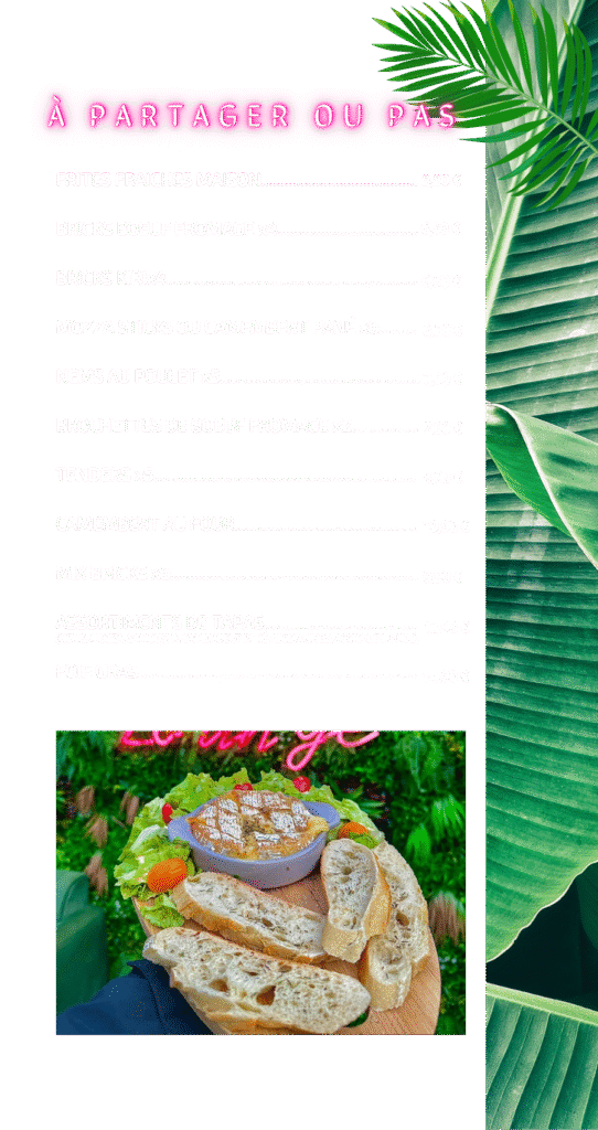 menu wooden. 2