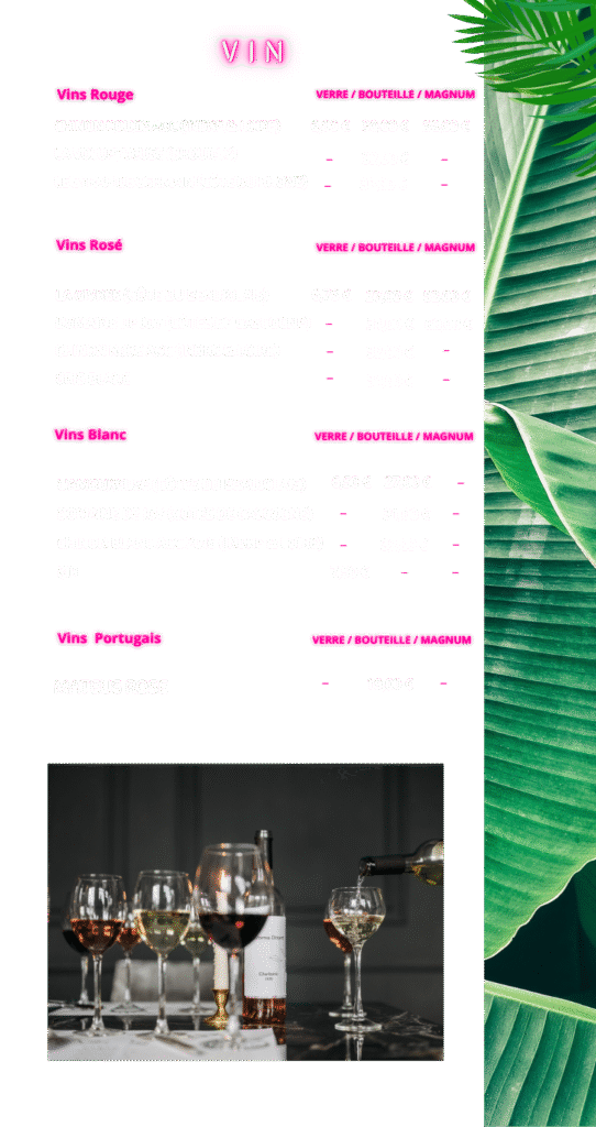 menu wooden8